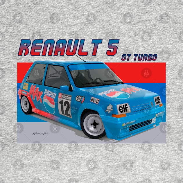 Renault 5 GT Turbo by PjesusArt